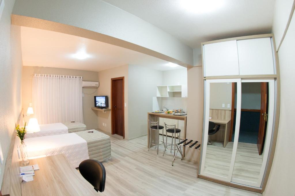 Aquarius Hotel Flat Residence Santa Cruz do Sul Værelse billede